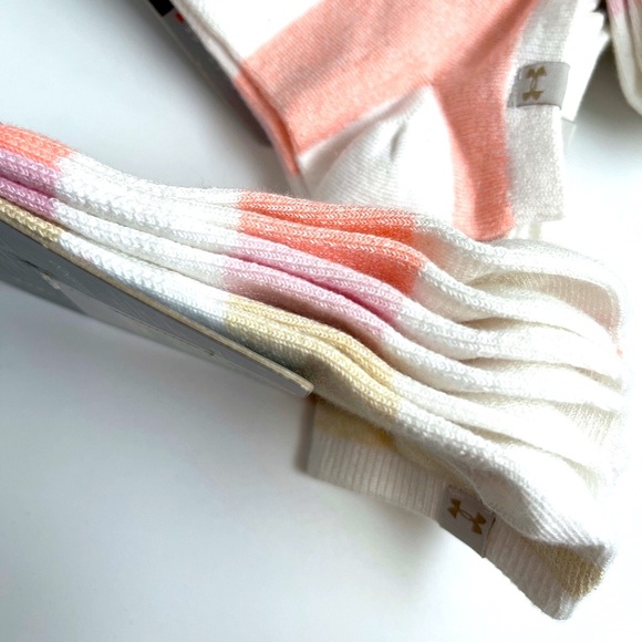 NWT UNDER ARMOUR 3 Pairs UA Essential Comfort Training No Show Socks 7-10.5 - Picture 2 of 9